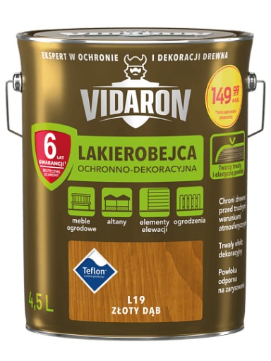 VIDARON LARK SAIN золотистый дуб L19 4.5L590397
