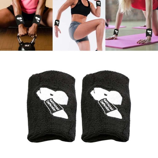 Черные нарукавники Kettlebell от Athletics.