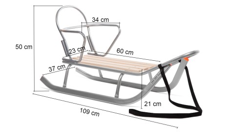 Jee Sleds для детей с матрасом + спина