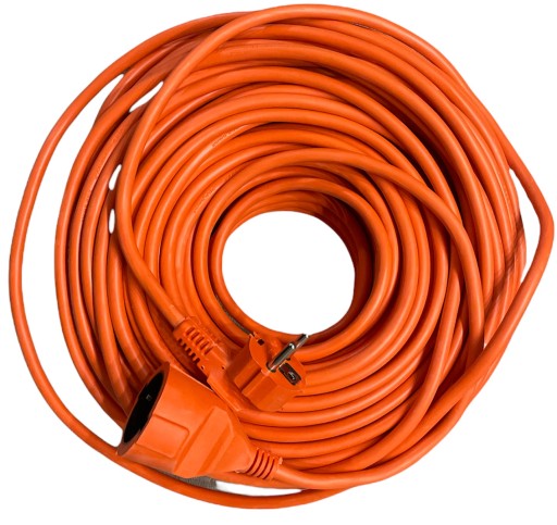 GRUBY PRZEDŁUŻACZ 50M OGRODOWY BUDOWLANY KABEL 3x2,5MM KOSIARKA PODKASZARKA
