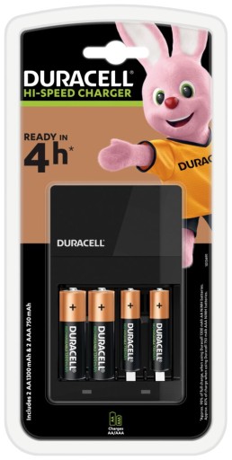 Зарядное устройство для аккумуляторов Duracell CEF14 + 2xAA NiMH