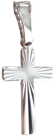 Łańcuszek srebrny komunijny / chrzest + krzyżyk