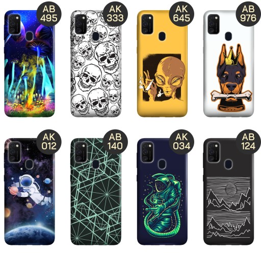 ETUI DO SAMSUNG GALAXY M21 WZORY DLA CHŁOPAKA OBUDOWA POKROWIEC CASE