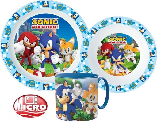 Детский обеденный набор 3 в 1 SONIC THE HEDGEHOG