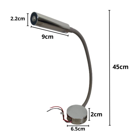 LAMPA WEWNĘTRZNA OŚWIETLENIE DO JACHTU ŁODZI KABINY KAMPERA LED 12/24V USB