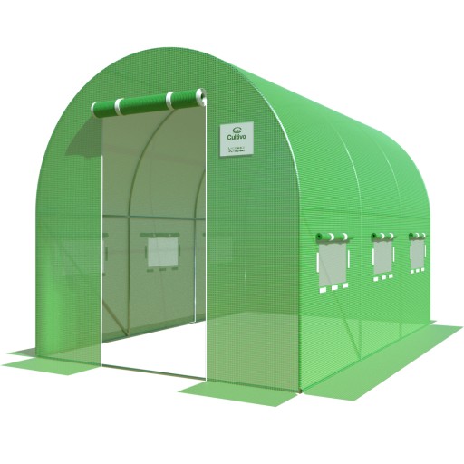 Туннель из фольги 2x3x2 - 6 м2 Зеленый ПЛАНИРОВЩИК САДОВ БЕСПЛАТНО