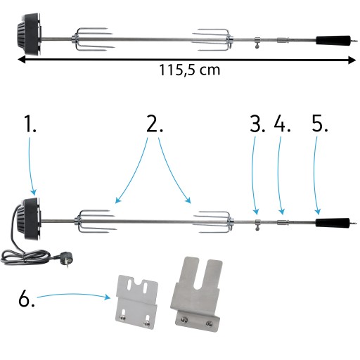 ВРАЩАЮЩИЙСЯ газовый гриль RITAINING ВРАЩАЮЩИЙСЯ RITATED Yoer GG01S