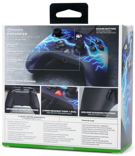 Проводная панель PowerA Xbox Series X|S|One с дуговой подсветкой