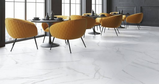 CALACATTA POLATINA BLANCO GRESSES 80X80 МРАМОР МРАМОР