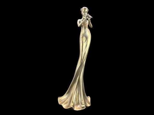Figurka Rzeźba Statuetka flecistka GRAJĄCA NA FLECIE VERONESE WU75220A4