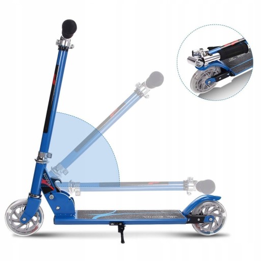 Самокат двухколесный Costway SP0547BL Синий