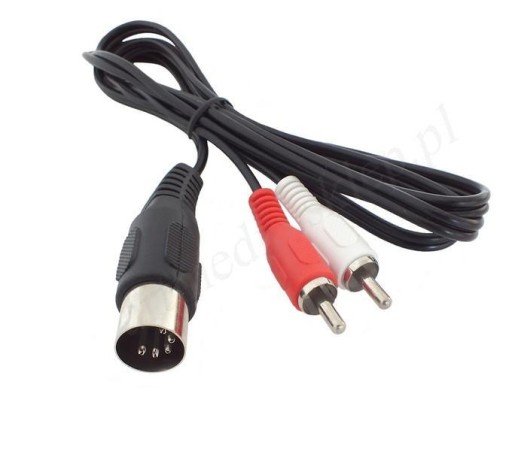 кабель 2 RCA CHINCH - DIN-5 (2RCA WM 545) 1,2 м