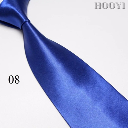 HOOYI 2019 модные однотонные мужские галстуки из желтого золота, широкий галстук