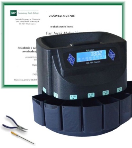 СЧЕТНАЯ МАШИНА-СОРТИРОВКА для монет Ludger CCS 950