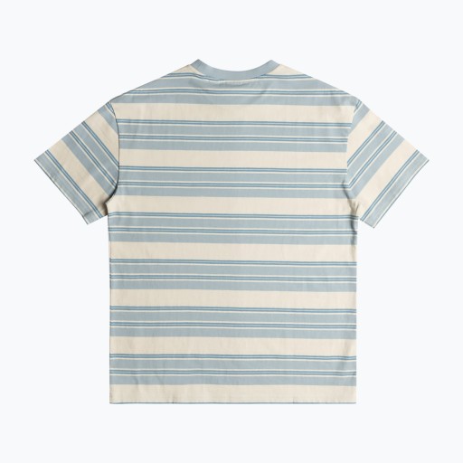 Quiksilver Eco YD Stripe Tee мужская футболка синяя туманная футболка в эко полоску XXL
