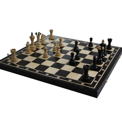 АЛМАЗНЫЕ ШАХМАТЫ 43x43см ДЕРЕВЯННАЯ ИГРА