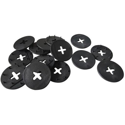 100x PODKŁADKI POD KOŁKI DO MOCOWANIA AGROWŁÓKNINY PLANDEK AGROTKANIN 5 cm