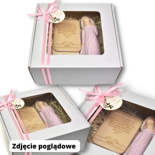 PAMIĄTKA CHRZTU ŚWIĘTEGO PREZENT NA CHRZEST GRAWER