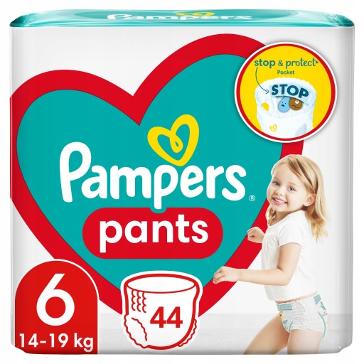 PAMPERS БРЮКИ 44 ПОДГУЗНИКИ ПОДГУЗНИКИ БРЮКИ РАЗМЕР 6