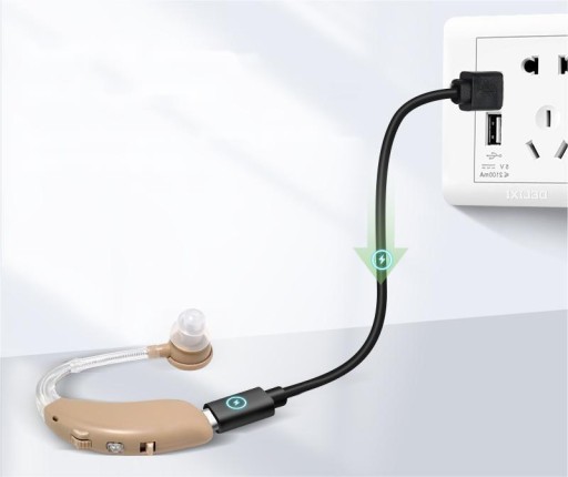 Сертифицированный медицинский слуховой аппарат GM02 USB-C
