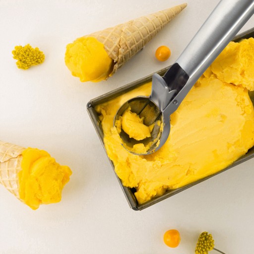 Ложка для мороженого, большая ложка для десертов из картофеля и риса, стальная, прочная