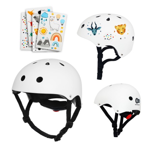 Защитная каска Kinderkraft белый
