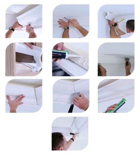 Потолочная лента гладкая 10см Mardom Decor MDB118