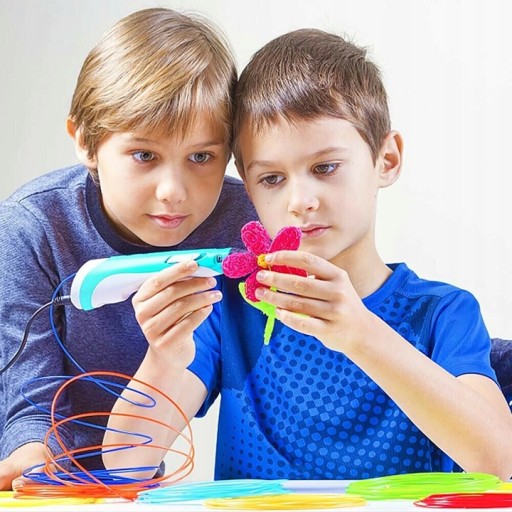 Ручка для 3D-принтера PEN PINK + стержни 110 м нити PLA 2023 + БЕСПЛАТНО