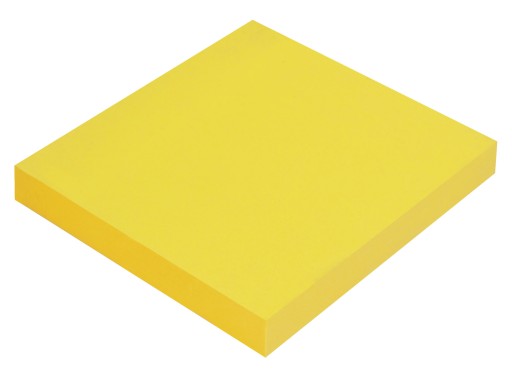 Bloczek samoprzylepny 75x75mm 100K neon MemoBe