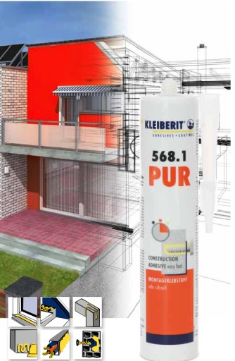КЛЕЙБЕРИТ КЛЕЙ БЫСТРОЙ МОНТАЖИ 568.1 (D4)