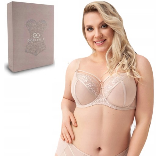 Biustonosz GORSENIA K496 PARADISE beżowy 85E