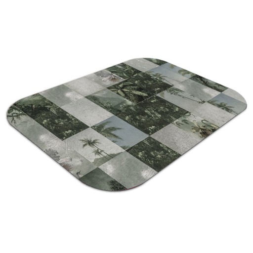 Dywanik pod krzesło szkolna Tropikalny Patchwork