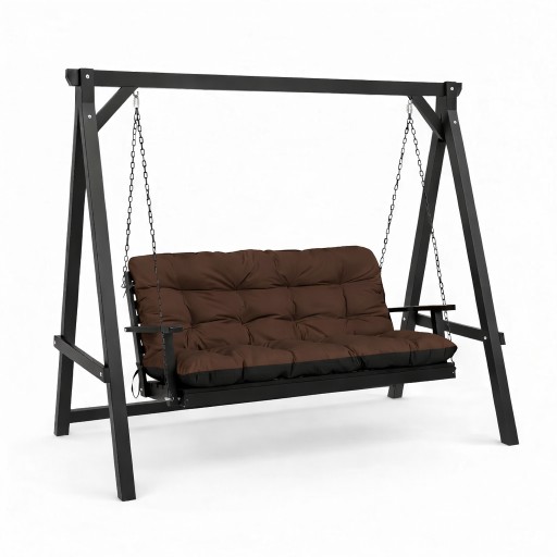 2+1 водонепроницаемые мягкие подушки для мебели RATTAN 140x60x50 коричневый