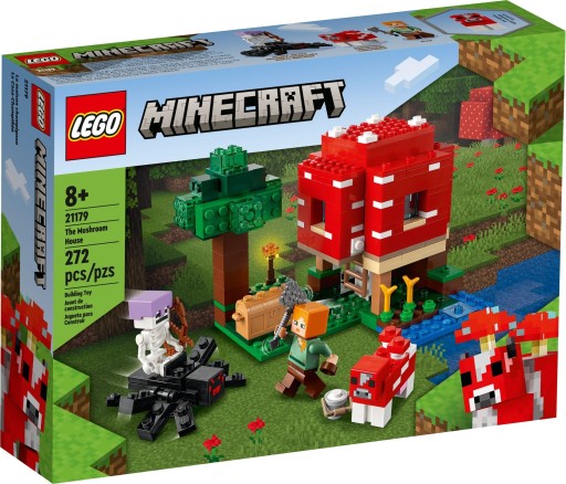LEGO MINECRAFT 21179 ДОМ В ГРЖИБЬЕ