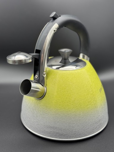 CZAJNIK TRADYCYJNY STALOWY GWIZDEK DUŻY POJEMNY GAZ INDUKCJA 2,5L