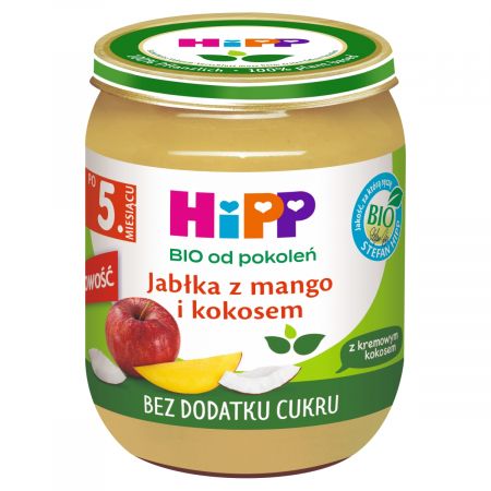 Яблоки с манго и кокосом после 5-го месяца 160 г Bio Hipp
