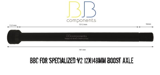 Ось BBc Specialized V2 12x148 BOOST