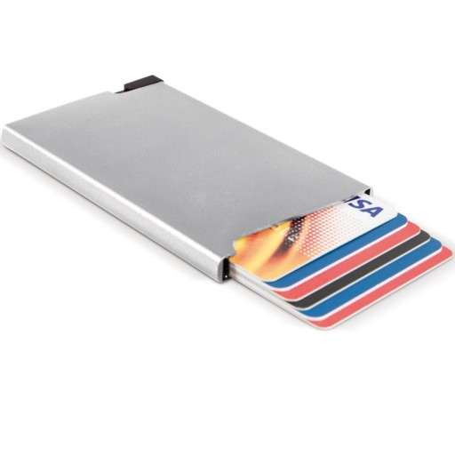 АЛЮМИНИЕВЫЙ RFID-ЧЕХОЛ ДЛЯ 6 ПРОТИВОКРАЖНЫХ КАРТ