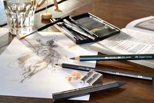 FABER-CASTELL Zestaw ołówków i grafitów do szkicowania rysunku Pitt 11 szt