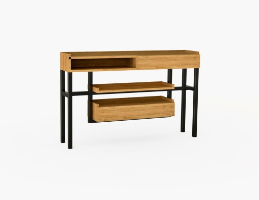 KONSOLA 140 cm DREWNO LITE DĄB OLCHA SKD-297