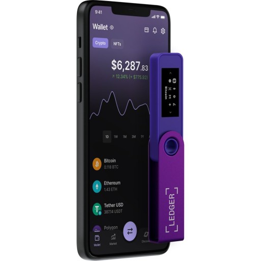 Аппаратный криптовалютный кошелек Ledger Nano S Plus для криптовалют NFT BTC