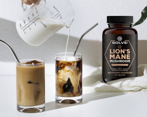 SolveLabs - LIONS MANE MUSHROOM - SOPLÓWKA JEŻOWATA KAPSUŁKI 60 SZTUK