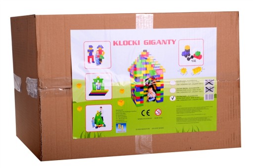 Набор кубиков BJ Plastik Giganty 46589 141 шт.