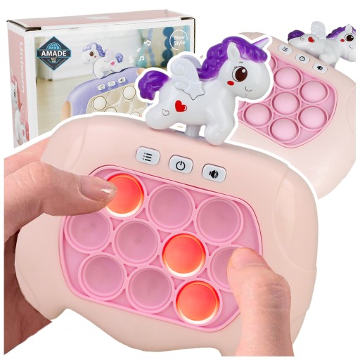 АРКАДНАЯ ИГРА POP IT POPIT ЭЛЕКТРИЧЕСКАЯ АНТИСТРЕССОВАЯ ИГРА СВЕТОДИОДНЫЕ ЗВУКИ