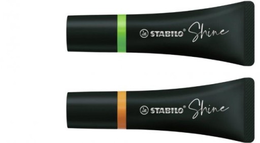 Неоновый хайлайтер Stabilo SHINE, 4 неоновых цвета