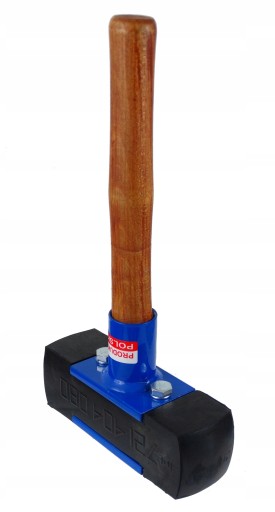 Młotek brukarski gumowy MIMAL MBM01 2,0 KG SOLIDNY ! KWADRATOWY !