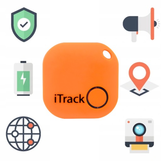 iTrack2 Bluetooth 5.0 Брелок-локатор Кошелек Кошельки Сигнализация