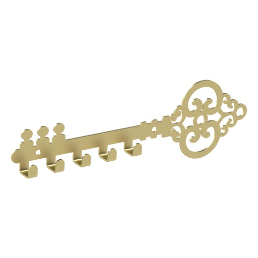 ZŁOTY KLUCZ WIESZAK NA KLUCZE OLD KEY GOLD 16028