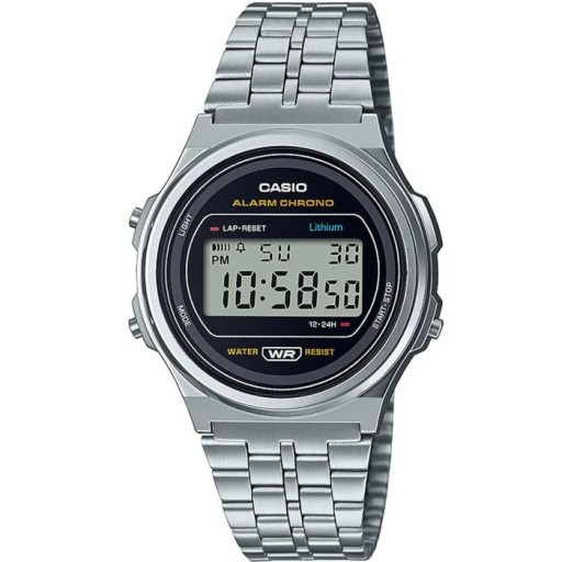 ВИНТАЖНЫЕ ЦИФРОВЫЕ ЧАСЫ CASIO A171WE-1AEF
