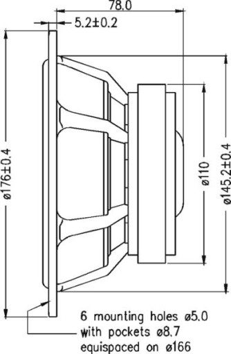 Динамик SEAS PRESTIGE WOOFER H1456-08 (ER18RNX)